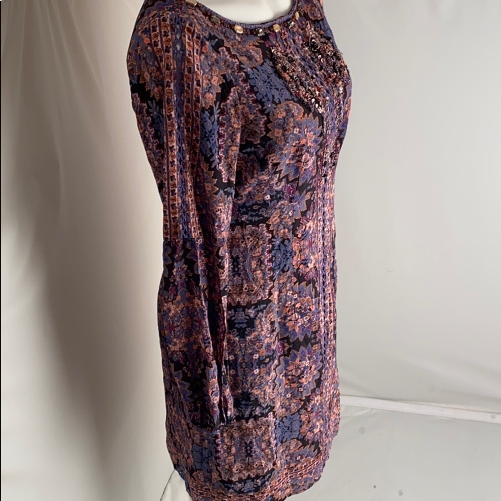 Nanette Lepore silk multicolor Kaleidoscope shift dress 6 - Picture 2 of 14